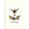 Bothy Threads, kit Carte de Voeux - Bee Happy (BOXGC25)