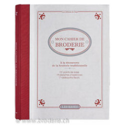 Editions de Saxe, Livre Mon cahier de broderie numéro 1 (CAHI001)