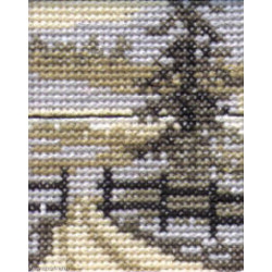 Permin, mini-kit paysage sapin (PE14-6361)