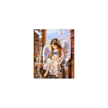 Artibalta, kit diamant Angel with a rabbit (AM-4027)