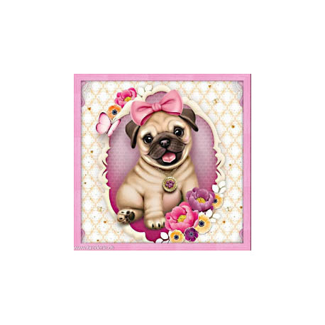 Artibalta, kit diamant Baby Pug (AM-4038)