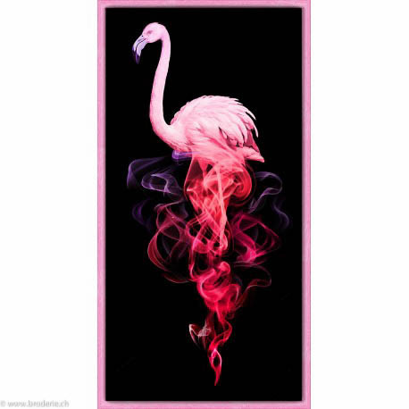 Artibalta, kit diamant Flamingo in the smoke (AZ-1829)