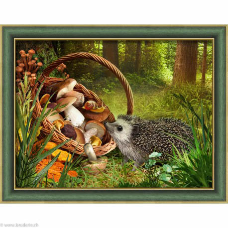 Artibalta, kit diamant Hedgehog in the forest (AZ-1760)