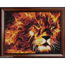 Artibalta, kit diamant Fire lion (AZ-1851)