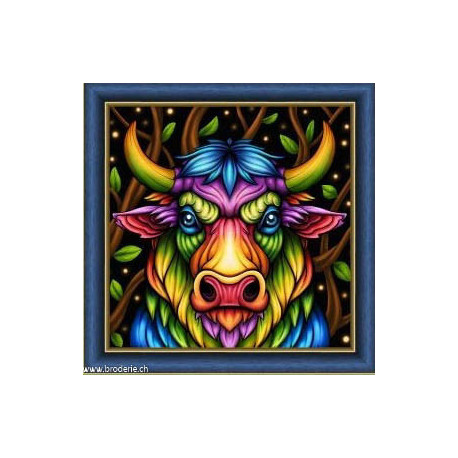 Artibalta, kit diamant rainbow bull (AZ-1885)