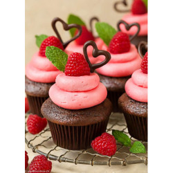 Wizardi, kit diamant Strawberry Muffins (WIWD2312)