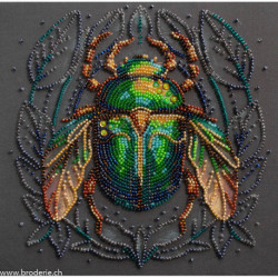 Abris Art, kit perles Emerald beetle (AAMB-105)