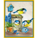 Artibalta, kit diamant Jacinthes - Friendly Birds (AZ-1475)