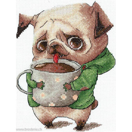 Andriana, kit Coffee lovers. Pug (SANK-63)