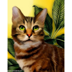 ArtCity, kit diamant Green-eyed kitten (ACDP022)