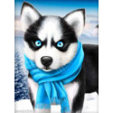 Artibalta, kit diamant Blue Eye Husky (AM-1540)