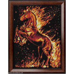 Artibalta, kit diamant Fire horse 30x40 cm AZ-1850 (AZ-1850)