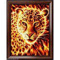 Artibalta, kit diamant Fire Leopard (AZ-1849)