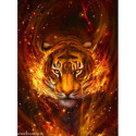 Artibalta, kit diamant Tiger in the flames (AZ-4137)