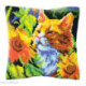 Collection d'Art, kit coussin Cat in sunflowers (CADE5502)