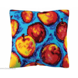 Collection d'Art, kit coussin points comptés Apples (CADE5472CC)