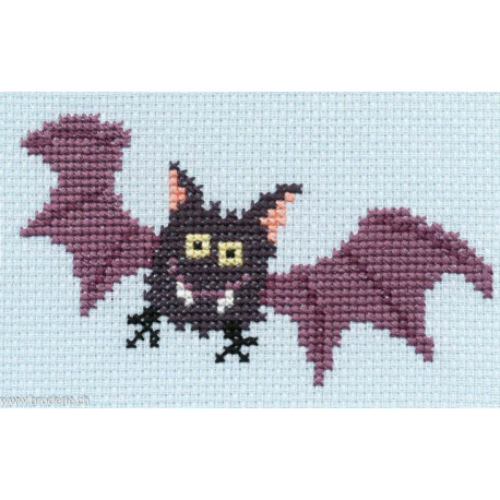 Bothy Threads, kit facile Spooky - Bat (BOSKIP5)