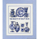 Permin, kit vaisselle bleu de Delft (PE70-3441)