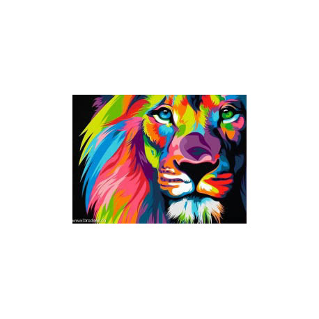 Artibalta, kit diamant Colorful Lion (AM-4006)