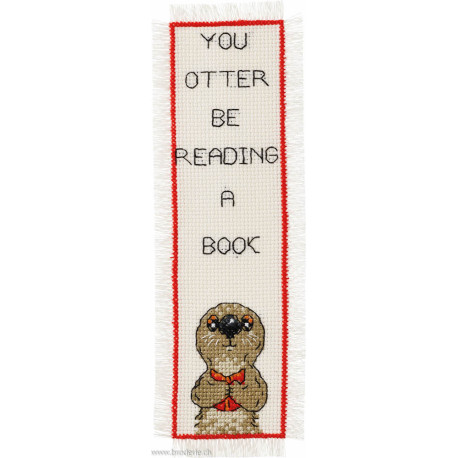 Permin, kit marque-page you otter be reading (PE05-4351)