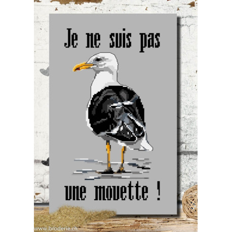 Isabelle Vautier, grille je ne suis pas une mouette (ISA59)