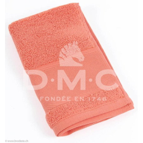 DMC, Linge éponge invité 30x50cm Corail (CL084A-135)