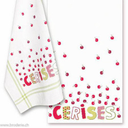 LiliPoints, Grille Petits Torchons - Cerises (PT07)