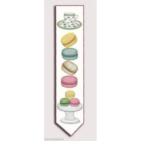 Bonheur des Dames, kit imprimé marque-page macarons (BD4712)