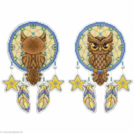 M.P.Studia, kit suspense attrape-rêve Owl (SR-273)