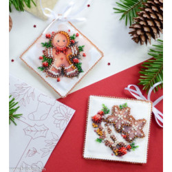 Abris Art, kit perles Decoration Holiday baking (AABT-033)