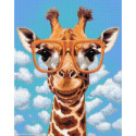 ArtCity, kit diamant Giraffe with glasses (ACVA821)