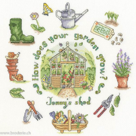 Bothy Threads, kit How Does Your Garden Grow (BOXAL13)