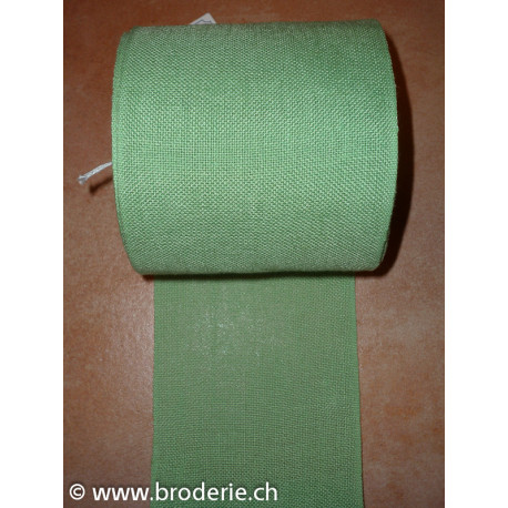 Vaupel, bande à broder Lin vert 10cm (240-100)