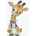 Andriana, kit Cross stitch kit "Coffee lovers. Giraffe" SANK-65 (SANK-65)