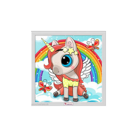 Artibalta, kit diamant Unicorn and Rainbow (AM-1943)