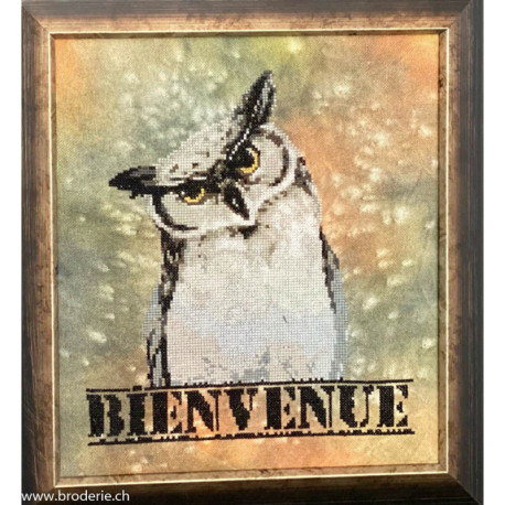 Isabelle Vautier, grille Bienvenue Hibou (LI40)