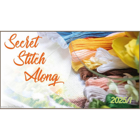 Vervaco, Kit Secret Stitch 2025/1 sur Aïda (PN0210953)