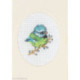 Permin, kit carte de voeux Blue tit (PE17-4466)