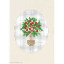 Permin, kit carte de voeux Cherry Tree (PE17-4464)