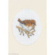 Permin, kit carte de voeux House sparrow (PE17-4468)